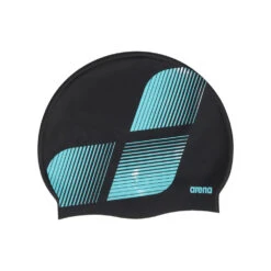 Bonnet Arena DIAMONDS Silicone Aqua Black