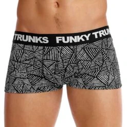 Boxer Homme Funky Trunks Black Widow