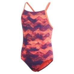 ADIDAS Maillot Fille Chevrons Rouge