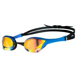 Arena Cobra Ultra Mirror Swipe Yellow Copper BLUE Indoor
