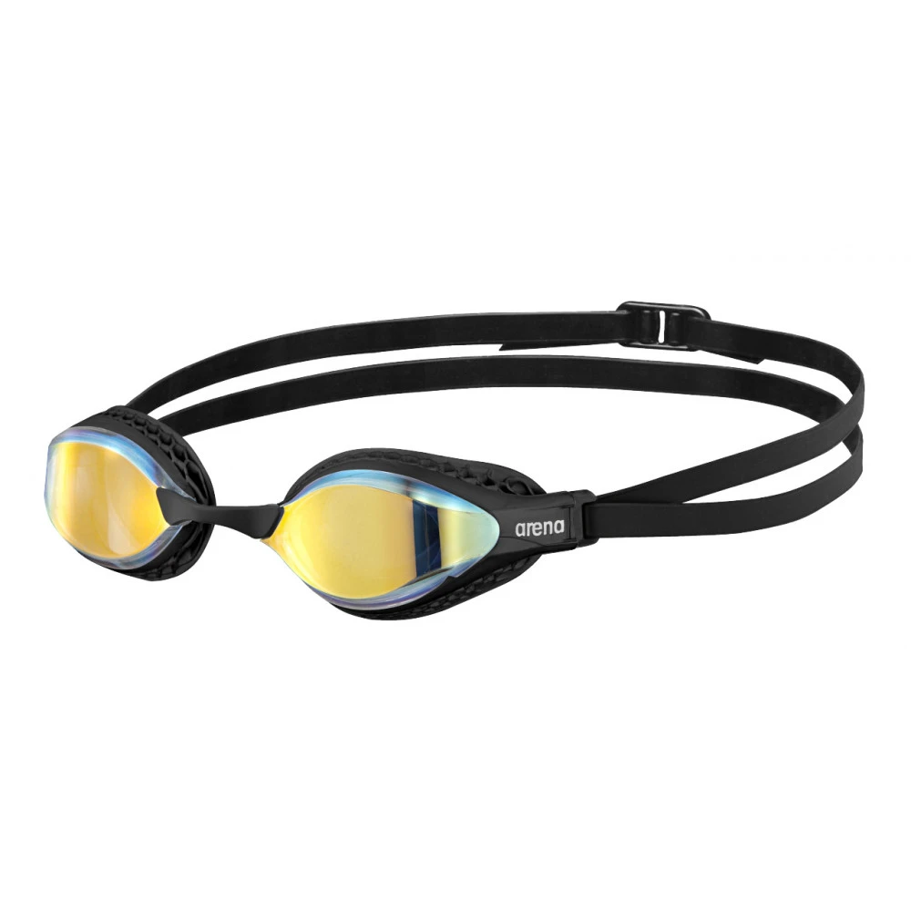 Arena LUNETTES AIR-SPEED MIRROR Yellow-copper Black