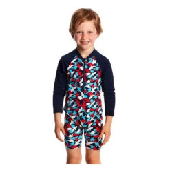 Maillot Anti UV Manches Longues Enfant Feeding Frenzy