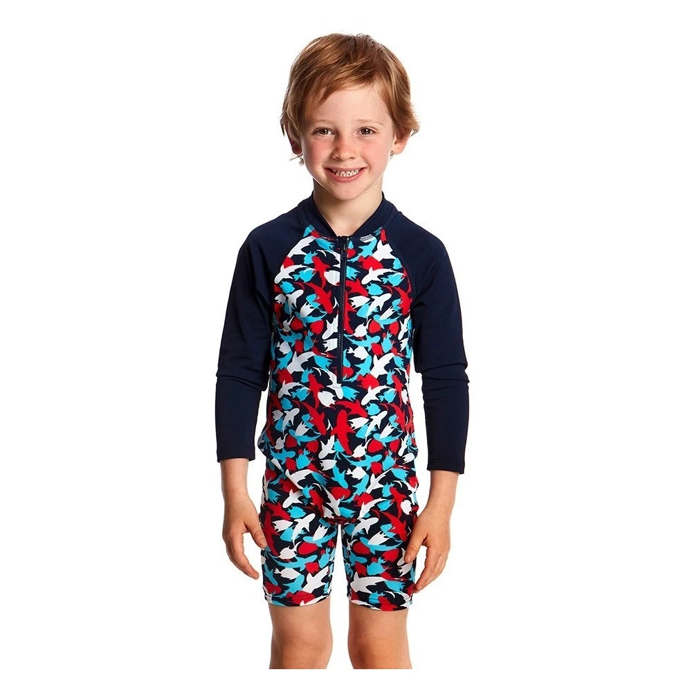 Maillot Anti UV Manches Longues Enfant Feeding Frenzy