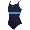 Arena Maillot De Bain Femme - MOVY WING BACK Navy Turquoise
