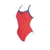 Arena Maillot De Bain Femme - Solid Light Tech - Fluo Red Neon Blue