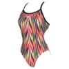 Arena Maillot De Bain Femme Speed Stripes Black Multi Orange
