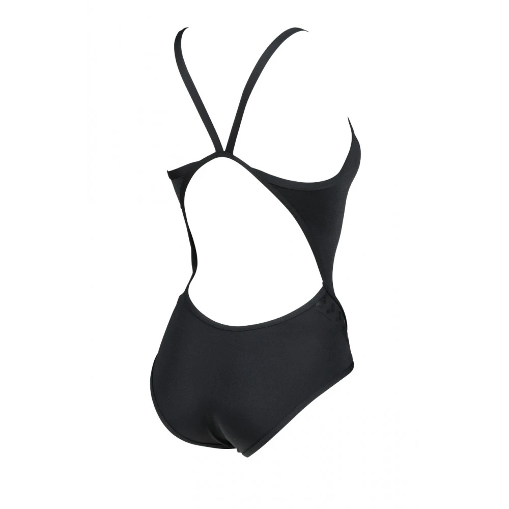 Arena Maillot De Bain Femme Team Stripe Black Black – Image 2
