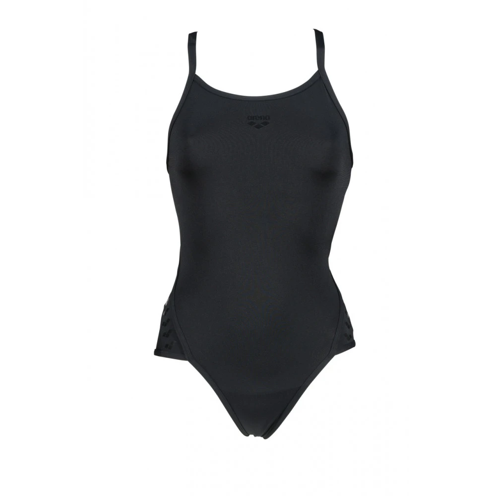 Arena Maillot De Bain Femme Team Stripe Black Black – Image 3