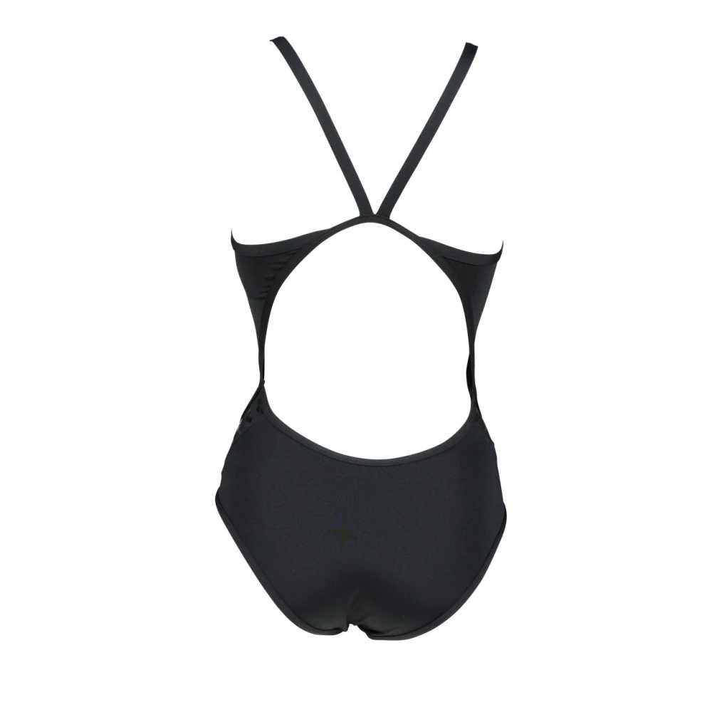 Arena Maillot De Bain Femme Team Stripe Black Black – Image 4