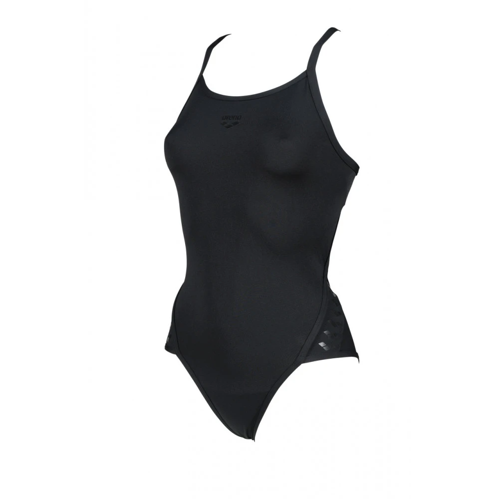 Arena Maillot De Bain Femme Team Stripe Black Black