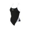 Arena Maillot De Bain Femme Team Stripe Black White