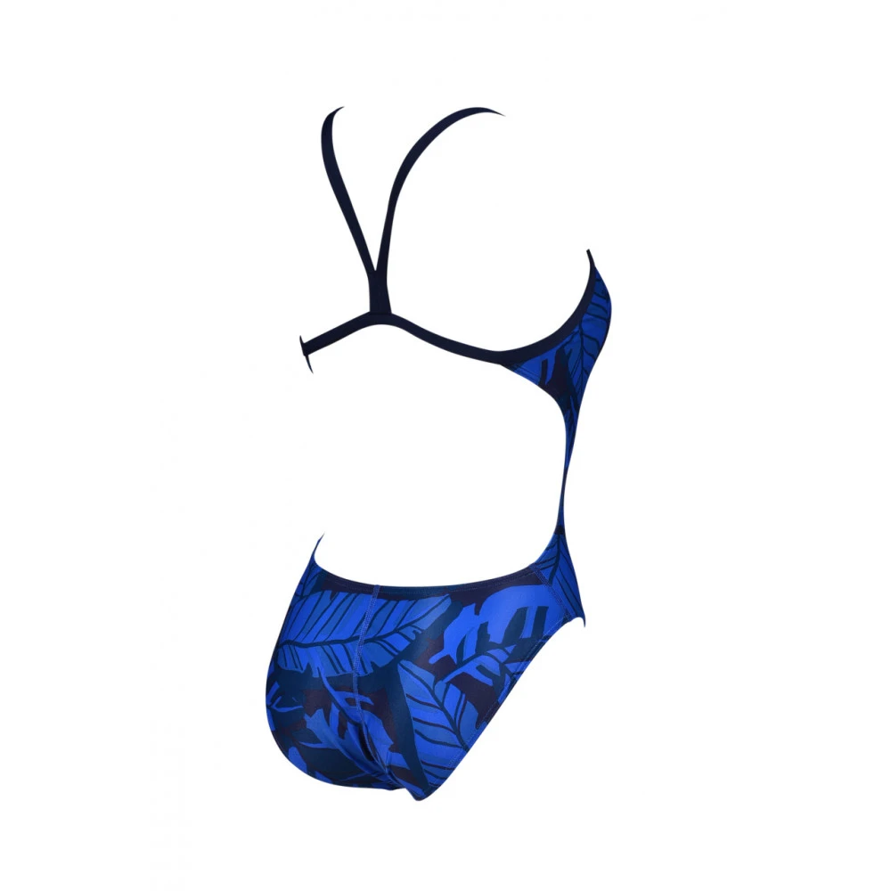 Arena Maillot De Bain Femme - Tropicals Challenge Back One Piece Navy Multi – Image 4