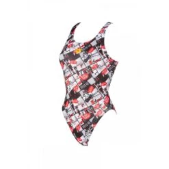 Arena Maillot De Bain Femme Comics Red Multi