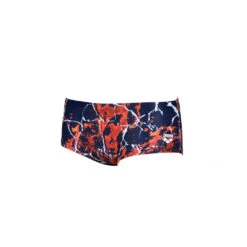 Arena Maillot De Bain Homme - Earth Texture Low Waist Short Navy Red Multi