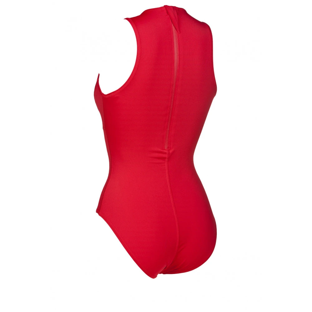 Arena Maillot Femme Waterpolo Solid Rouge – Image 3
