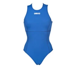 Arena Maillot Femme Waterpolo Solid Bleu