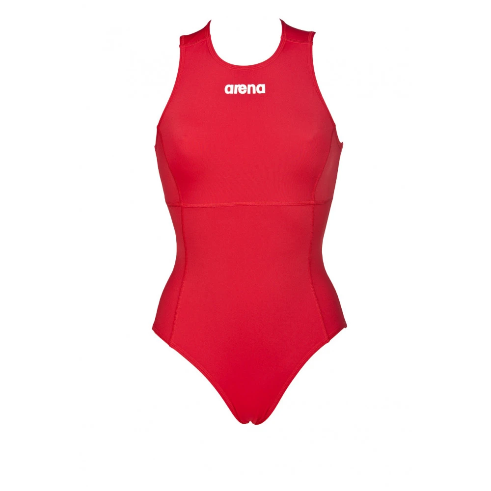 Arena Maillot Femme Waterpolo Solid Rouge