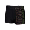 Arena Maillot Garçon Short Graphic Black Soft Green
