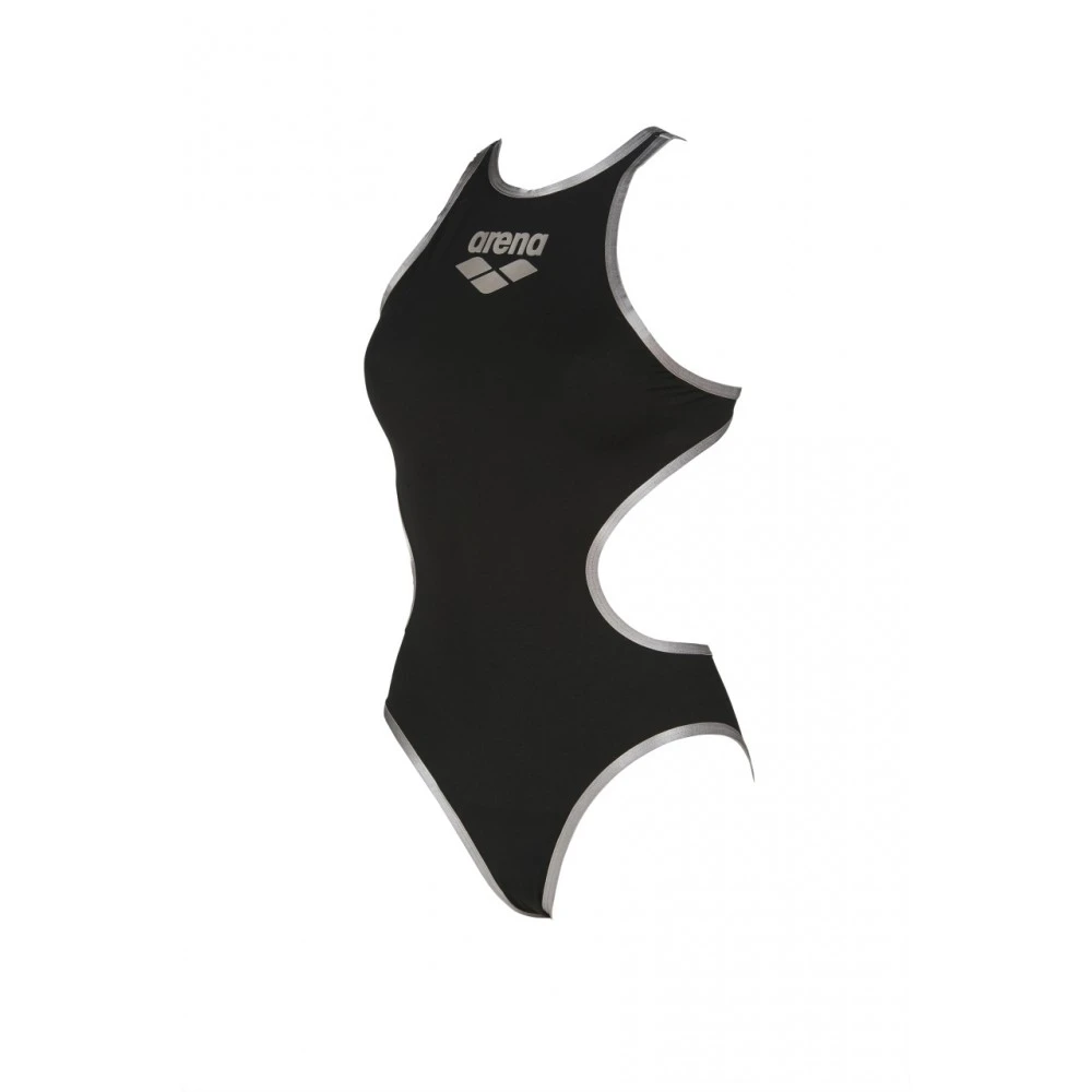 Arena Maillot De Bain Femme One Biglogo Noir Silver